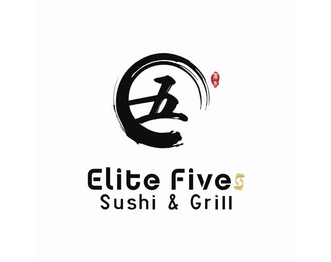 elite five sushi and grill princeton nj logo 1